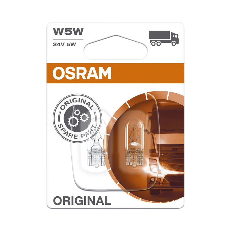 Osram 2845BLI2 lampe, 24V/5W, W5W, W2,1x9,5d, in double blister Osram  - Dynamic Drive