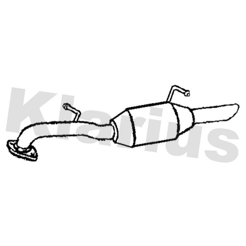 Klarius Box With Tail Pipe Rear fits Toyota Yaris/Vitz 2017-2020 1.5
