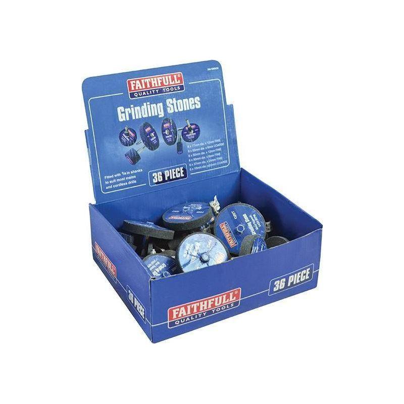 Faithfull Grinding Wheel Assortment, 36 Piece Faithfull - NN4 Online