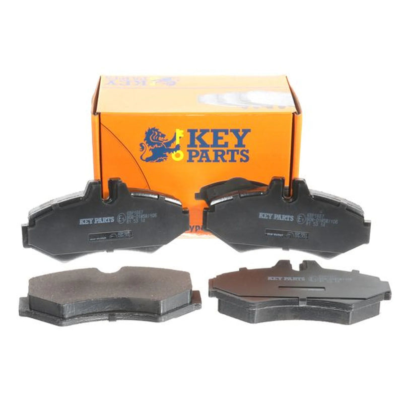 Key Parts 4 x Rear Brake Pad Set fits Mercedes-Benz G-Class 2000-2023