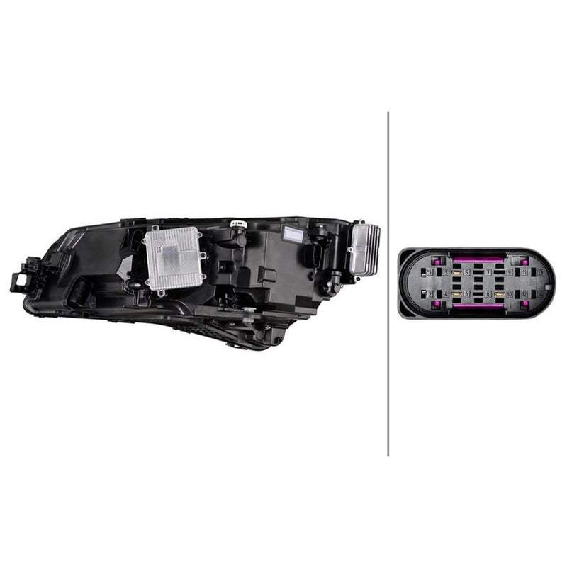 Hella Headlight Headlamp LED Right 1LX 354 896-081