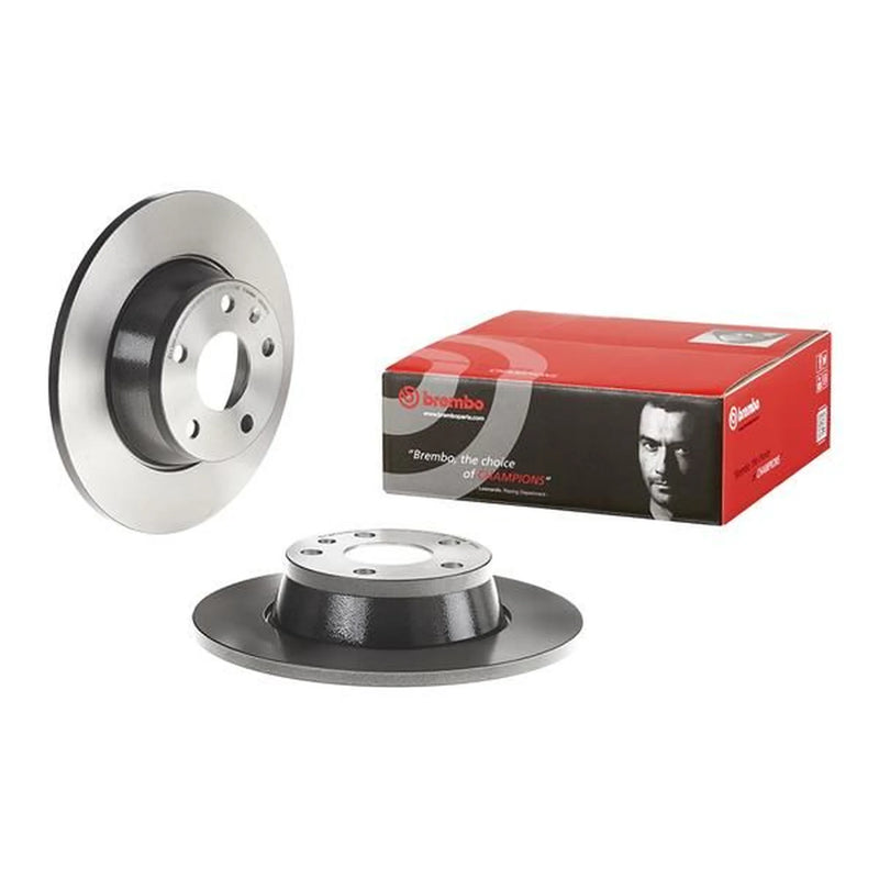 Brembo 2 x Solid Rear Brake Discs 08.9769.11-x2