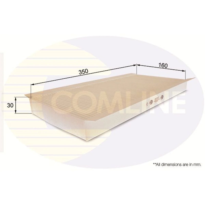 Comline Cabin Air Filter (Pollen Filter) fits Ford Focus I 1998-2005