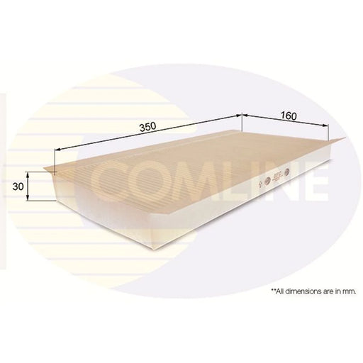 Comline Cabin Air Filter (Pollen Filter) fits Ford Focus I 1998-2005