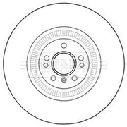 Borg & Beck Front & Rear Brake Discs & Pads fits Mercedes-Benz Gl-Class