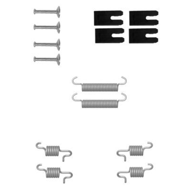 Mintex Parking Brake Shoe Accessory Kit Rear fits Renault Kangoo 2008 on 1.5 1.6