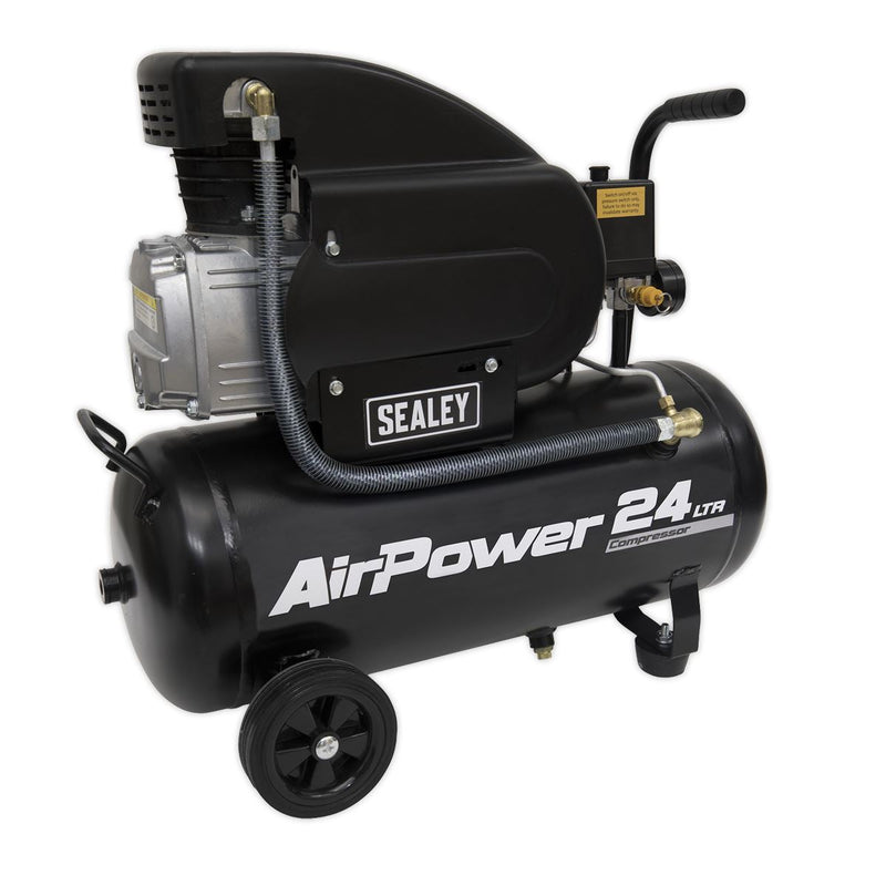 Sealey Air Compressor 24L Direct Drive 2hp SAC2420A Sealey - Dynamic Drive