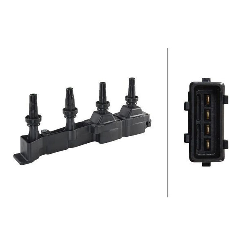 Hella Ignition Coil Pack fits Citroën Saxo 1996-2004 1.6