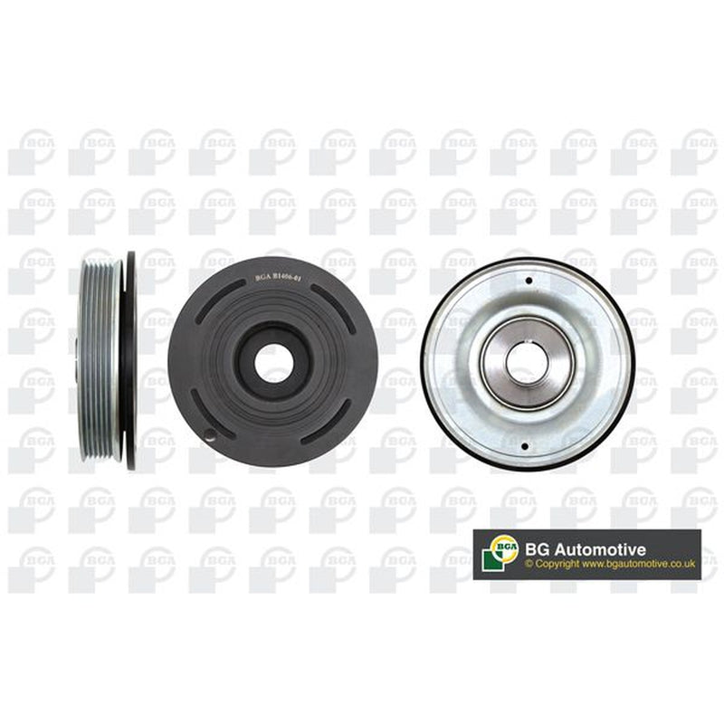 BGA Crank Shaft Belt Pulley fits Nissan Interstar 2002 on
