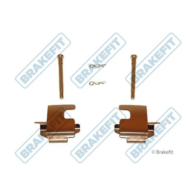 Apec Brake Pad Accessory Fitting Kit Front fits Fiat 500 2007 on 1.2
