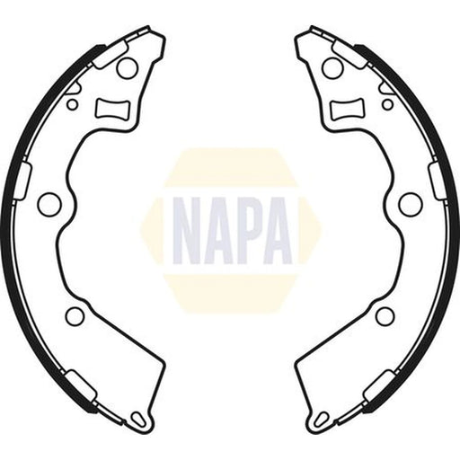 NAPA Brake Shoe Set Axle Kit NBS1064