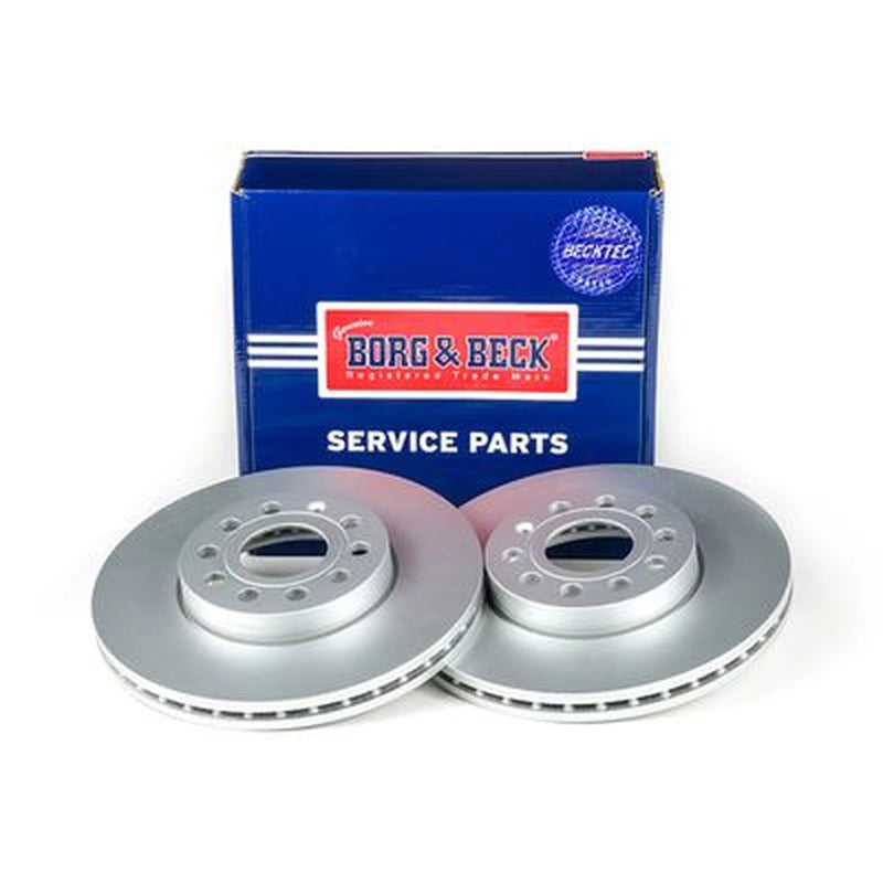 Borg & Beck Front & Rear Brake Discs & Pads fits VW Golf VI 2013-2016 2.0
