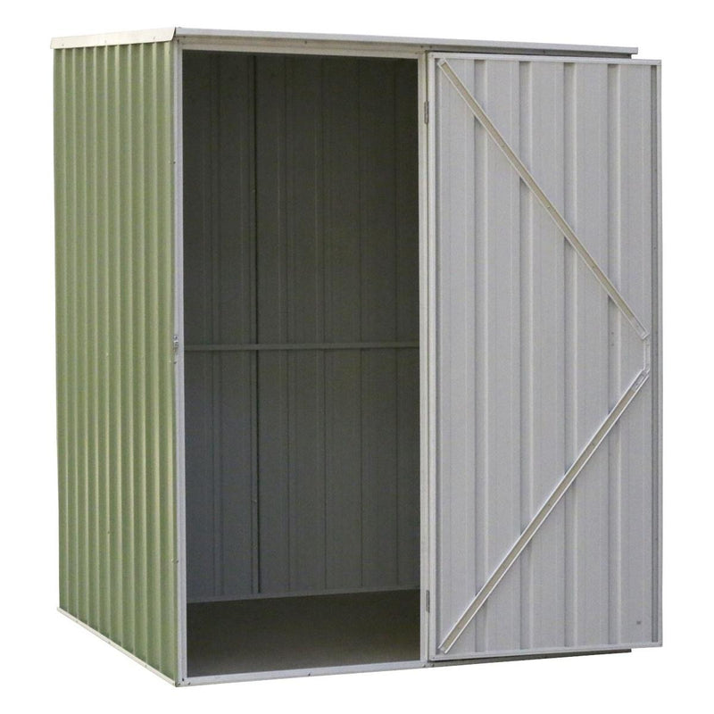 Dellonda Galvanised Steel Metal Garden Shed Green Dellonda - Dynamic Drive