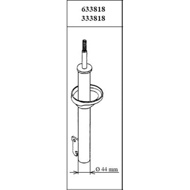 KYB Shock Absorber Damper Strut Front fits Ford Fiesta 1989-1997