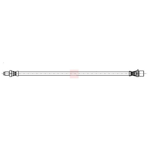 Apec Brake Hydraulic Hose Line Rear HOS4493