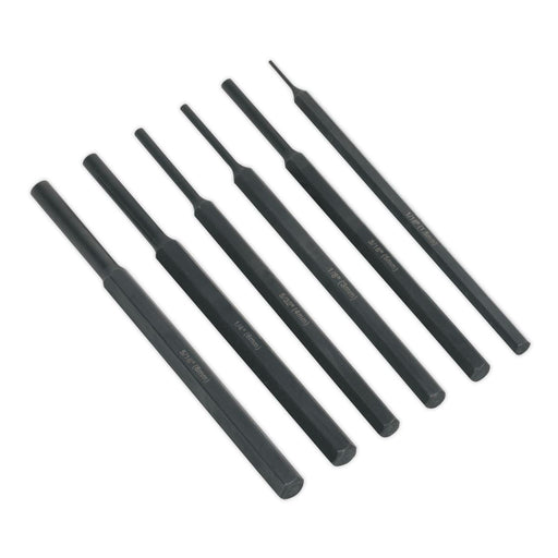 Sealey Parallel Pin Punch Set 6pc S0800 Siegen by Sealey - Dynamic Drive