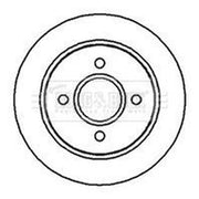 Borg & Beck Front Vented & Rear Vented Brake Discs & Pads fits Ac Me 1979-1986