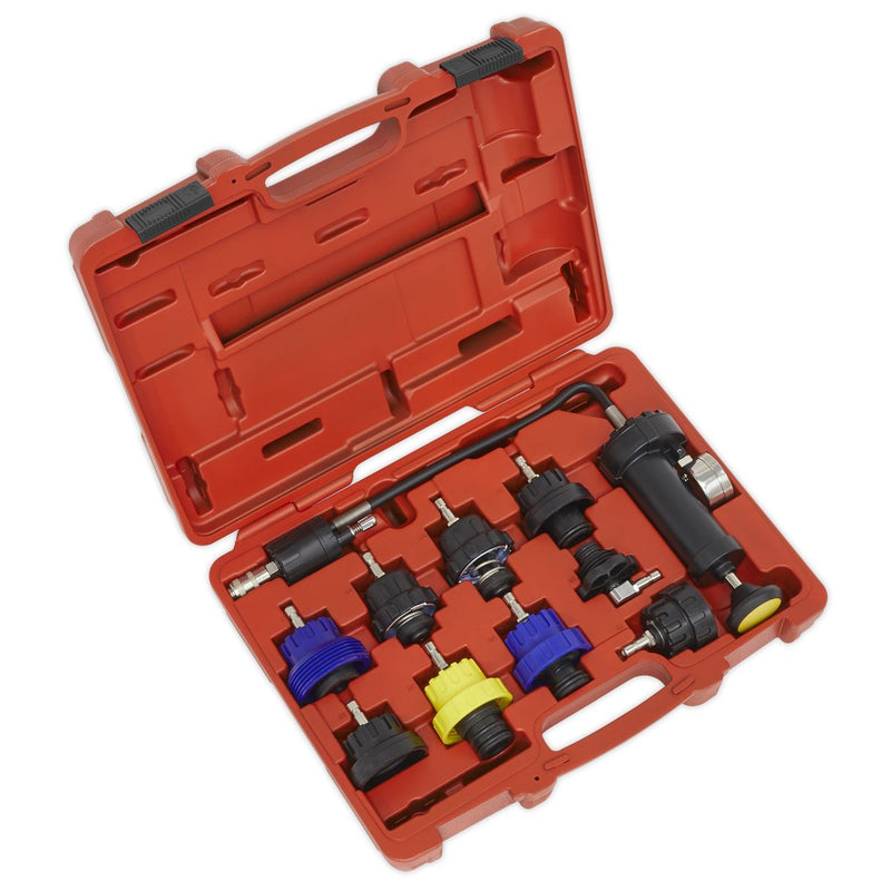 Sealey Cooling System Pressure Test Kit 10pc VS0013 Sealey - Dynamic Drive