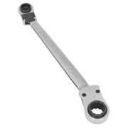 Sealey Ratchet Ring Spanner 4-in-1 Reversible Metric AK6389 Sealey - Dynamic Drive