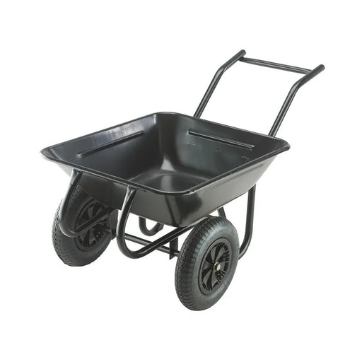 Walsall 175L Contractor Twin Wheelbarrow - CON/TWIN/PB