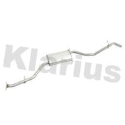 Klarius Box With Tail Pipe Rear fits Toyota Iq 2009-2015 1.0 1.33