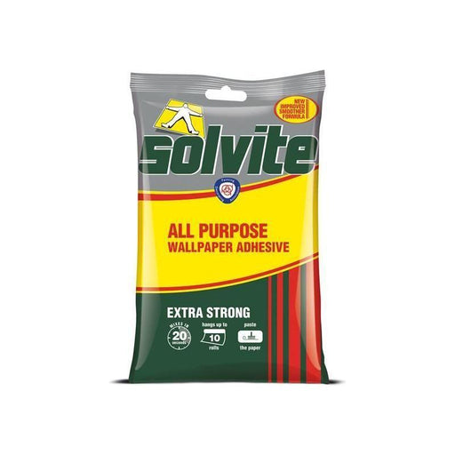 Solvite All Purpose Extra Strong Wallpaper Paste - 10 Roll Sachet Solvite - NN4 Online