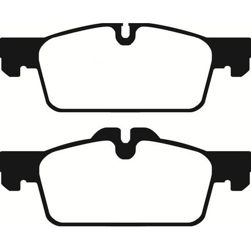 Abtex Front Brake Pad Set fits Peugeot 508 I 2010-2018 1.6 2.0 2.2