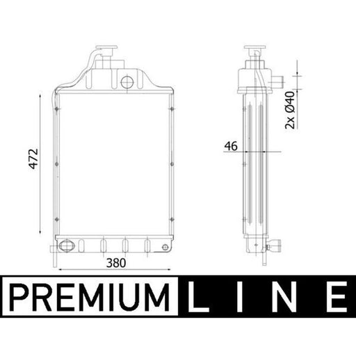 Mahle Engine Radiator