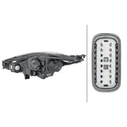 Hella Headlight Headlamp W5W Right fits Ford Fiesta VI 2008-2017