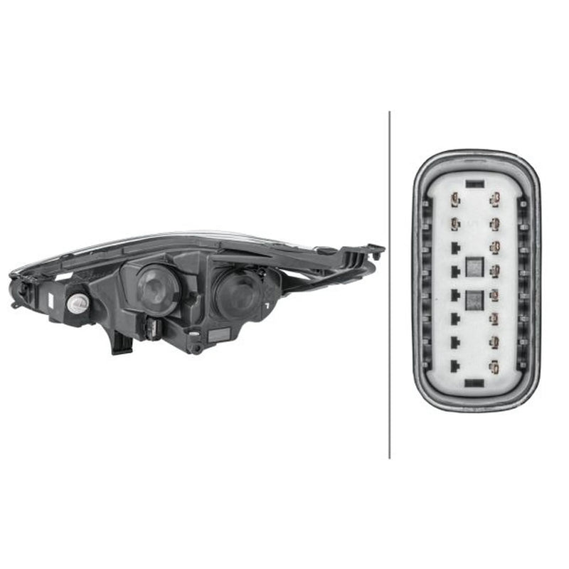 Hella Headlight Headlamp W5W Right fits Ford Fiesta VI 2008-2017