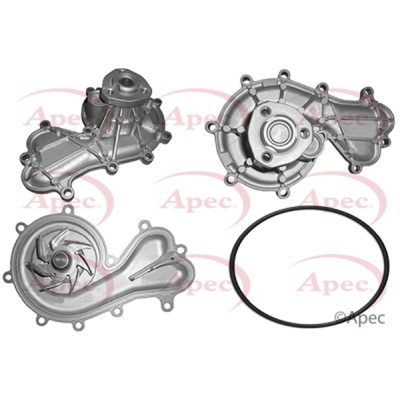 Apec Engine Cooling Water Pump fits Audi A4 B8 2011-2015 3.0