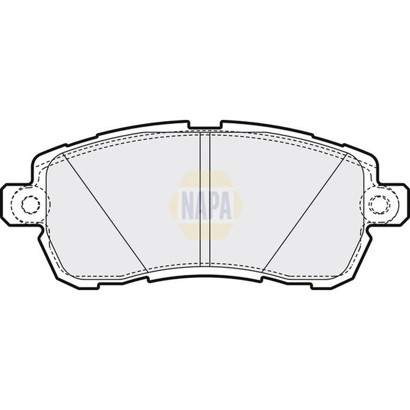 NAPA Front Brake Pad Set fits Ford Ka+ III 2016-2020 1.2 1.5