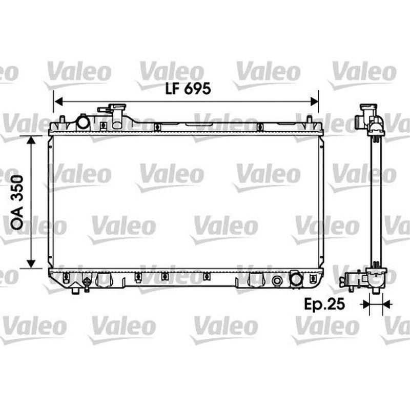 Valeo Engine Radiator 734216