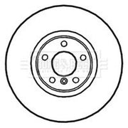 Borg & Beck Front Vented & Rear Vented Brake Discs & Pads fits BMW X6 2008-2019