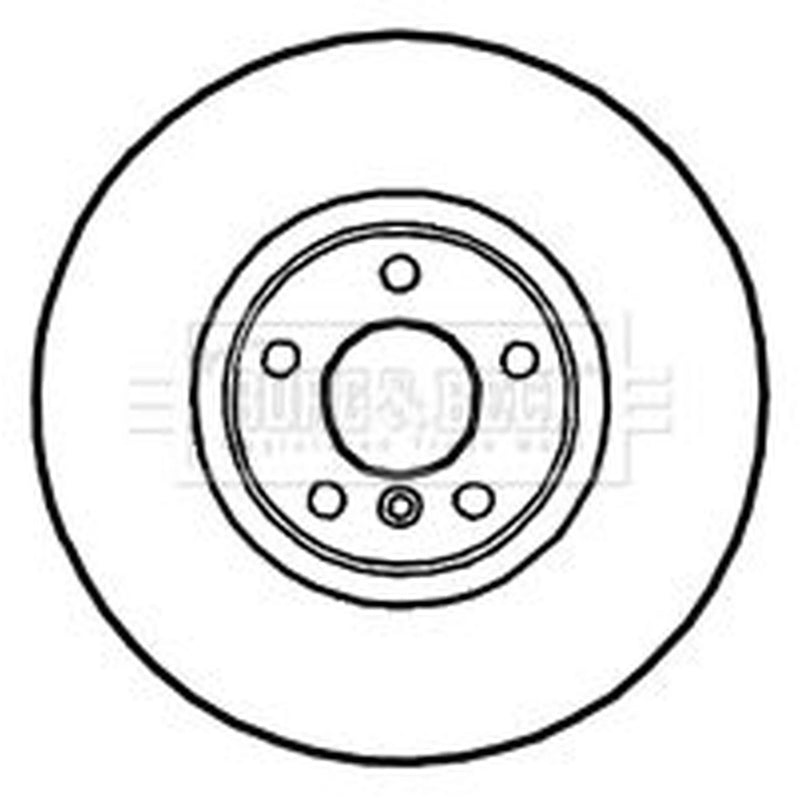 Borg & Beck Front Vented & Rear Vented Brake Discs & Pads fits BMW X6 2008-2019