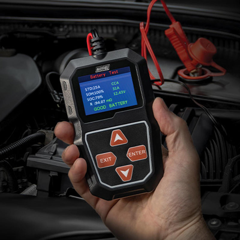 Maypole Battery Tester & Analyser for 6V/12V lead acid; AGM or GEL batteries. Town Tools - Dynamic Drive