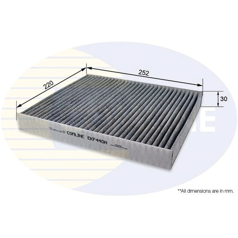 Comline Cabin Air Filter (Pollen Filter) fits Audi A1 2018 on