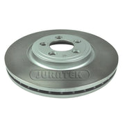 Juratek Front Brake Vented Discs & Pads fits Jaguar S-Type II 2004-2007 2.7