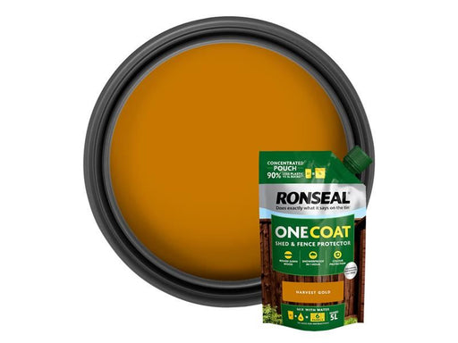 Ronseal One Coat Shed & Fence Refill Pouch Harvest Gold 950ml Ronseal - NN4 Online
