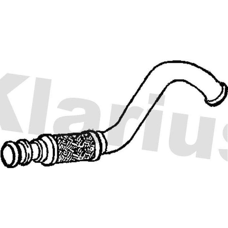 Klarius Exhaust Pipe OD fits Peugeot 307 2001-2005 1.4