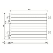 Valeo Air Conditioning Condenser 817701