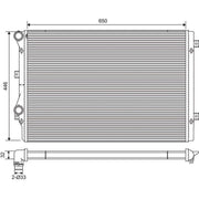 Valeo Engine Radiator 734413