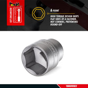 Teng Tools 1/4" Socket 6 pt Metric 7mm Teng Tools - Dynamic Drive