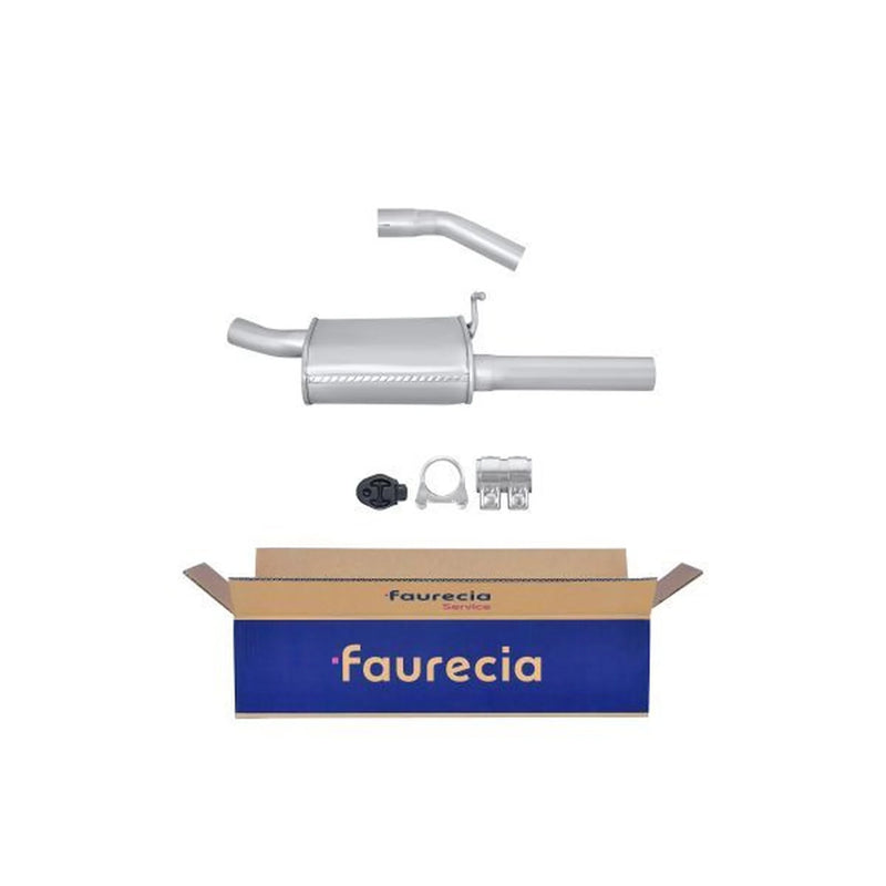 Hella End Silencer Rear fits Ford Focus I Estate 1999-2005 1.8