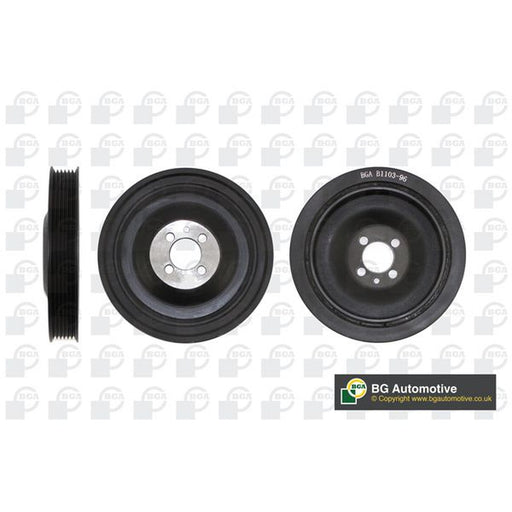 BGA Crank Shaft Belt Pulley fits Opel Astra H 2004-2010 1.9
