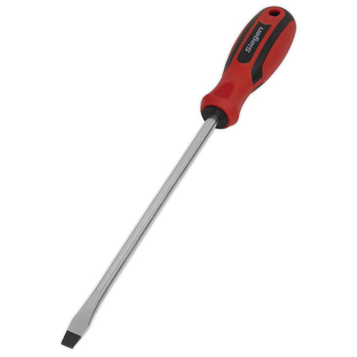 Sealey Screwdriver Slotted 8 x 200mm S01177 Siegen by Sealey - Dynamic Drive