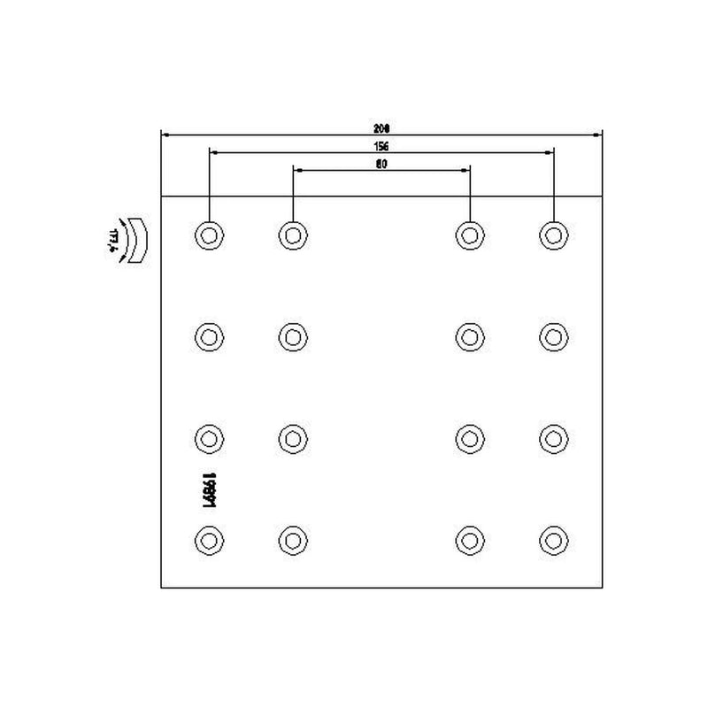 DON Don Cv Brake Lining Set fits Daf 95 1987-1998 95.310 95.330 95.350 95.380