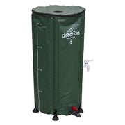 Dellonda Collapsible PVC Garden Water Butt with Zipped Lid & Drain Tap 100L Dellonda - Dynamic Drive