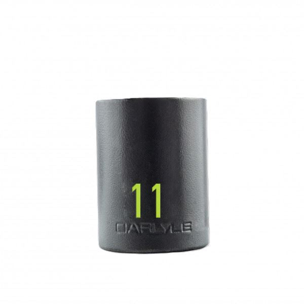 Carlyle Tools 1/2 Drive 11mm 6 Point Standard Imp Socket - image 1