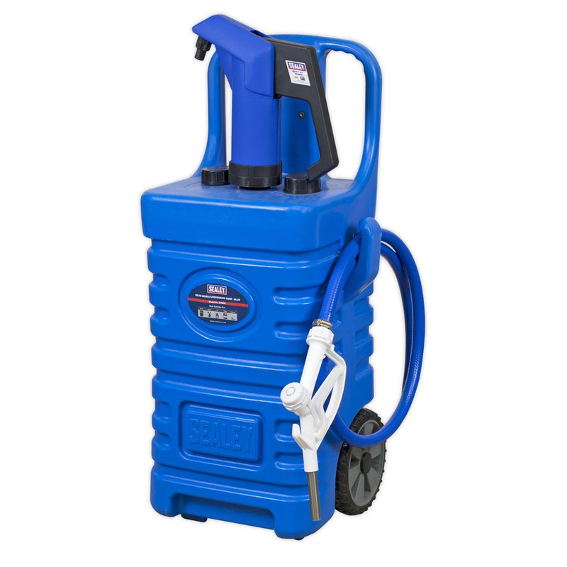 Sealey Mobile Dispensing Tank 55L with AdBlueï Pump Blue DT55BCOMBO1 Sealey - Dynamic Drive